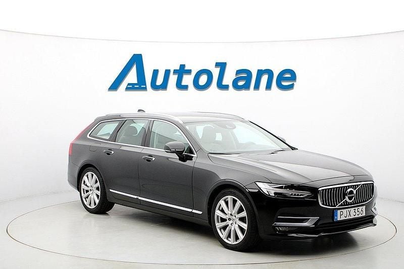 Svart Begagnad 2017 Volvo V90 Inscription Kombi | 259 900 kr (Marknadspris) - Bild 1/3