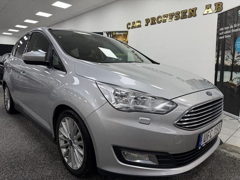 Grå Begagnad 2016 Ford C-MAX Titanium Minibuss | 69 900 kr (Superpris) - Bild 1/4