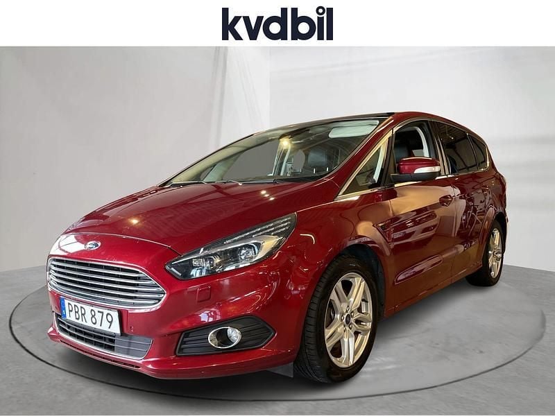 Röd Begagnad 2017 Ford S-MAX S Minibuss | 224 800 kr (Marknadspris) - Bild 1/3