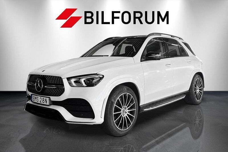 Vit Begagnad 2022 Mercedes GLE350e AMG SUV | 729 000 kr (Marknadspris) - Bild 1/4
