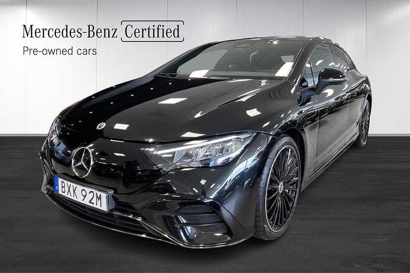 Svart Begagnad 2024 Mercedes EQE350 AMG line Sedan | 689 900 kr (Superpris) - Bild 1/4