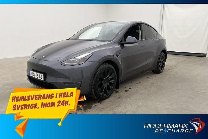 Begagnad Tesla Model Y Long Range AWD 378 kW (514 HK) 2021 Grå SUV