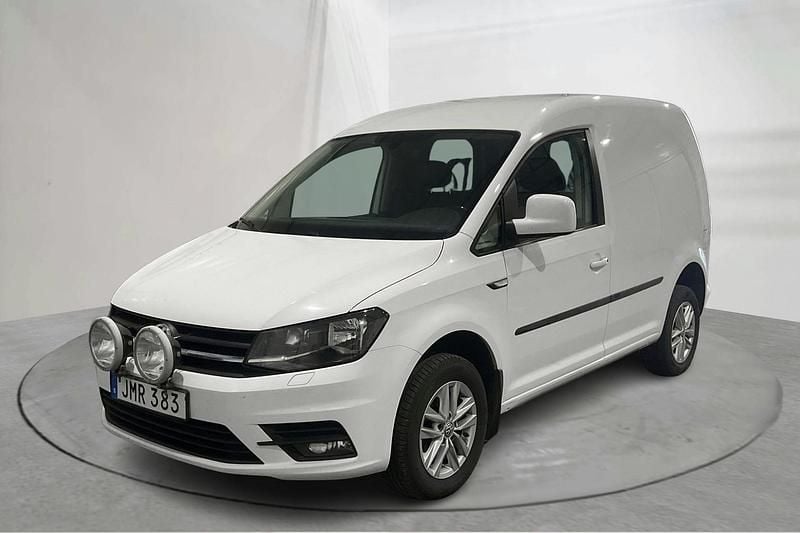 Vit Begagnad 2016 VW Caddy Minibuss | 119 000 kr (Bra pris) - Bild 1/4