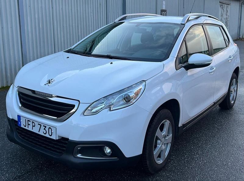 Vit Begagnad 2016 Peugeot 2008 SUV | 69 900 kr (Marknadspris) - Bild 1/4