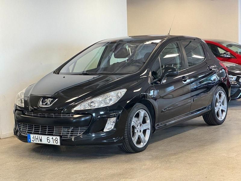 Svart Begagnad 2008 Peugeot 308 Halvkombi | 69 900 kr (Dyr) - Bild 1/4