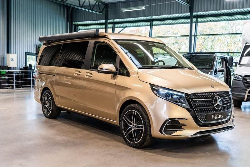 Gul Ny 2025 Mercedes V300 Marco Polo Minibuss | 1 220 900 kr (Dyr) - Bild 1/4