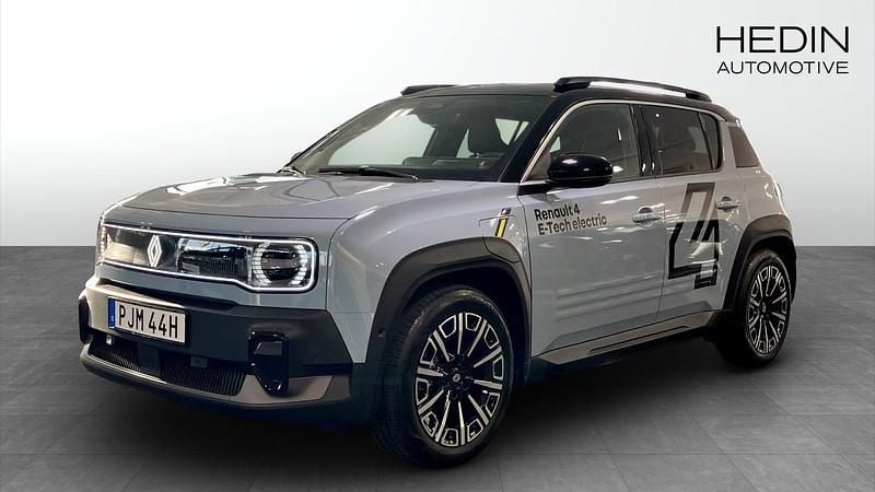 Blå (blue) Ny 2025 Renault 4 E-Tech Iconic SUV | 471 900 kr - Bild 1/4