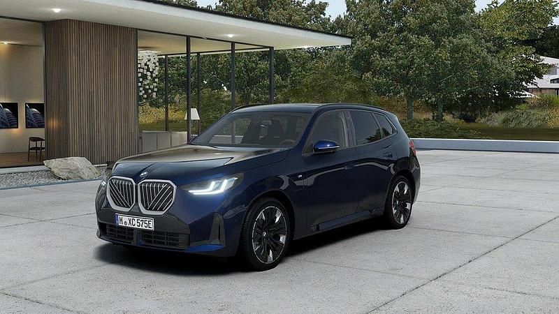 Blå Ny 2025 BMW X3 Efficient Dynamics SUV | 744 800 kr - Bild 1/4