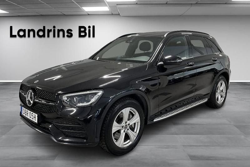 Svart Begagnad 2020 Mercedes GLC220 AMG line SUV | 419 900 kr (Lite dyr) - Bild 1/4