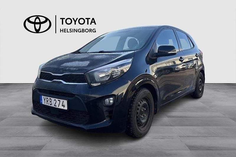 Svart Begagnad 2017 Kia Picanto Advance Halvkombi | 99 500 kr (Marknadspris) - Bild 1/4