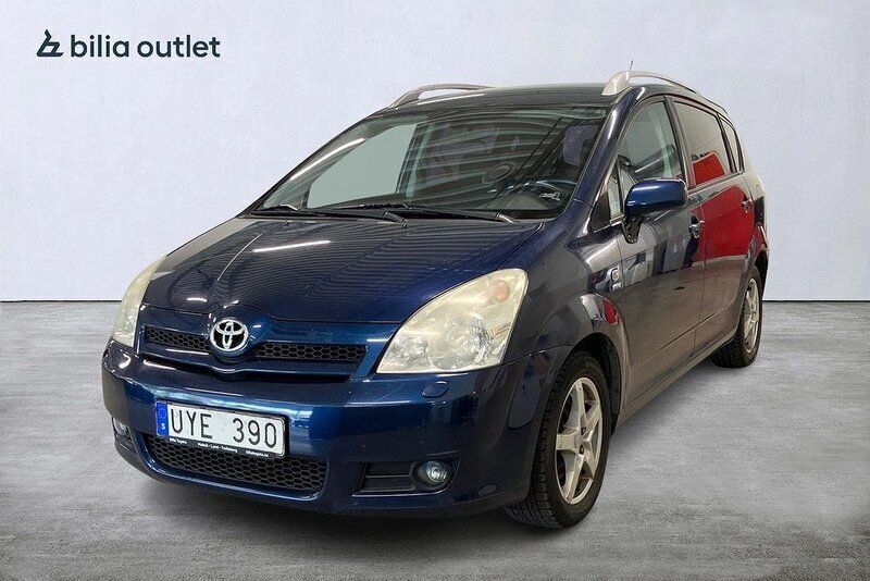 Blå Begagnad 2004 Toyota Corolla Verso Minibuss | 20 000 kr (Superpris) - Bild 1/4