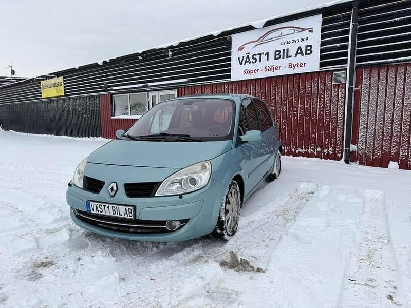 Blå Begagnad 2007 Renault Scénic II Minibuss | 34 900 kr (Marknadspris) - Bild 1/4