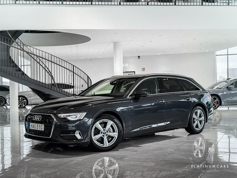 Grå Begagnad 2024 Audi A6 Kombi | 429 000 kr (Marknadspris) - Bild 1/4