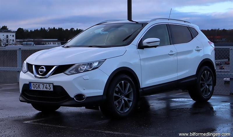 Vit samma som bilen Begagnad 2016 Nissan Qashqai S SUV | 138 500 kr (Marknadspris) - Bild 1/4