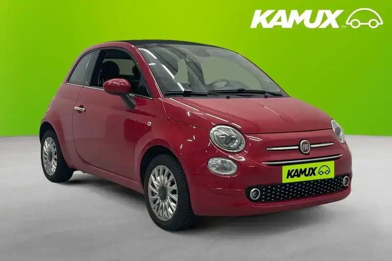 Röd Begagnad 2019 Fiat 500C Cab | 114 600 kr (Marknadspris) - Bild 1/3