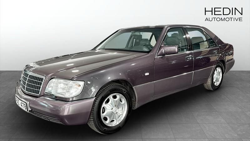 Grå metallic Begagnad 1991 Mercedes S600 Sedan | 339 900 kr - Bild 1/4