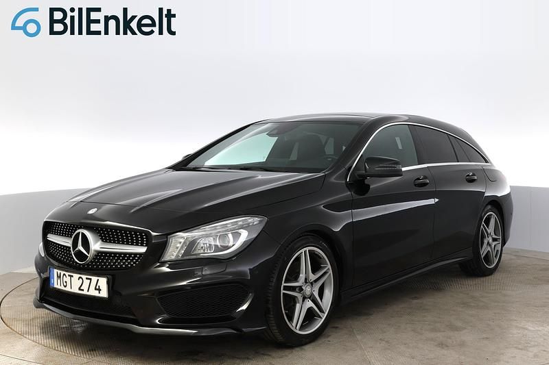 Begagnad Mercedes CLA220 Shooting Brake AMG 180 HK (132 kW) 2015 Svart Kombi
