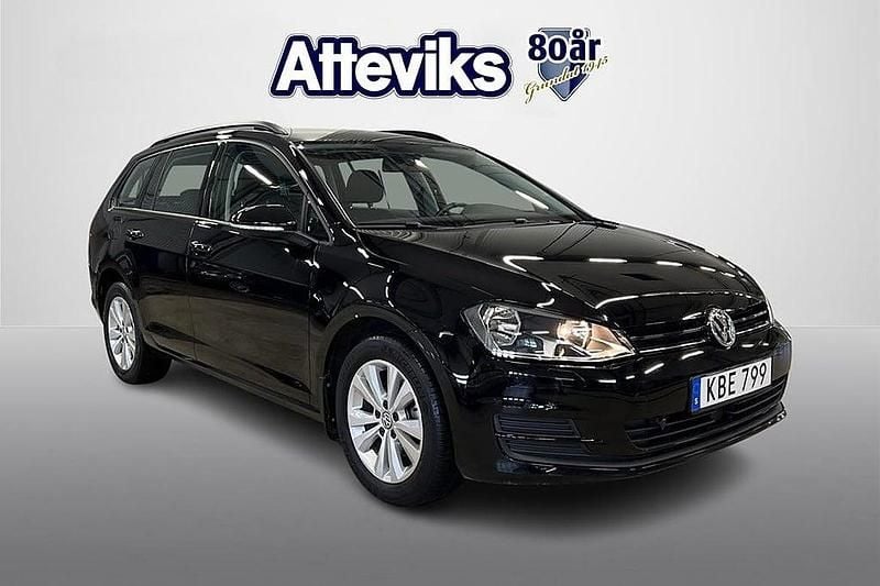 Svart Begagnad 2015 VW Golf VII Kombi | 159 900 kr (Dyr) - Bild 1/4