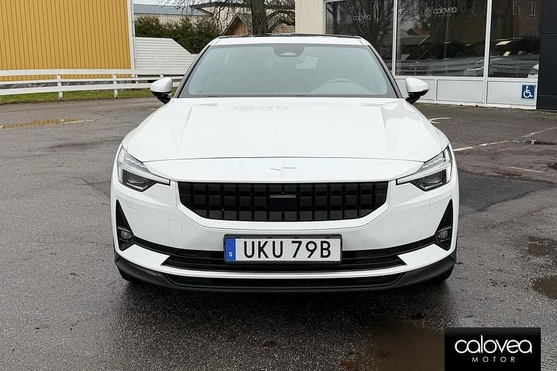 Begagnad Polestar 2 Long Range Dual motor 309 kW (421 HK) 2021 Vit Halvkombi