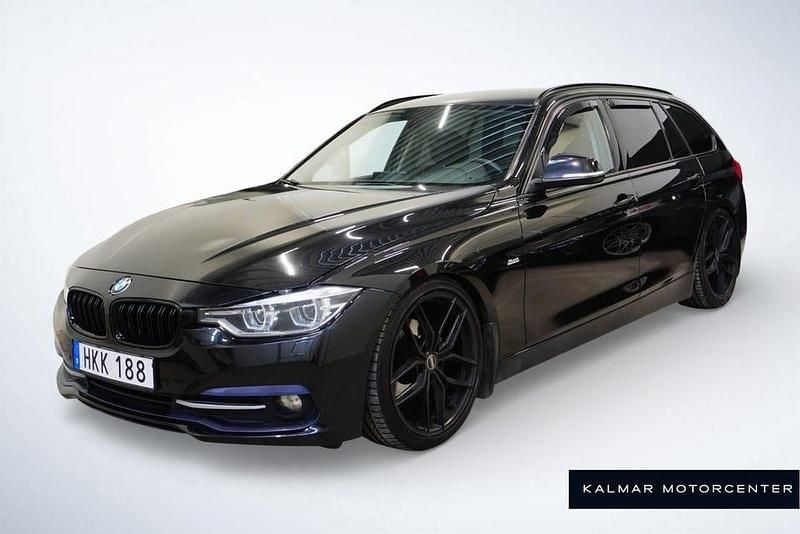 Begagnad BMW 318 Sport Line 150 HK (110 kW) 2016 Svart Kombi