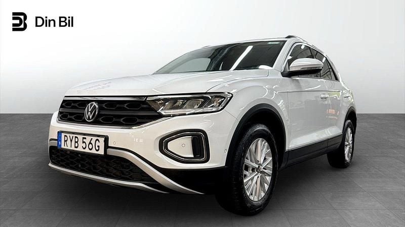Vit Begagnad 2022 VW T-Roc Life SUV | 219 900 kr (Marknadspris) - Bild 1/4