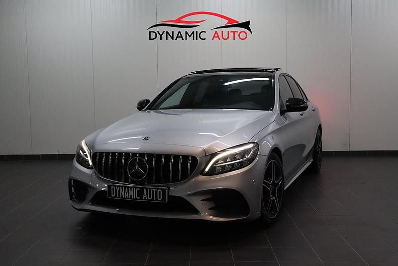 Silver Begagnad 2019 Mercedes C220 AMG line Sedan | 284 900 kr (Lite dyr) - Bild 1/4