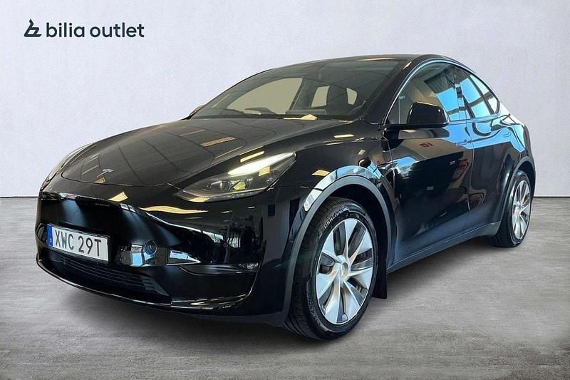 Svart Begagnad 2021 Tesla Model Y Long Range SUV | 239 900 kr (Superpris) - Bild 1/3