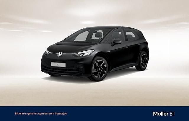 Mörkgrå (mangan grey metallic blac) Begagnad 2022 VW ID.3 Pro Performance Halvkombi | 254 900 kr (Bra pris) - Bild 1/4