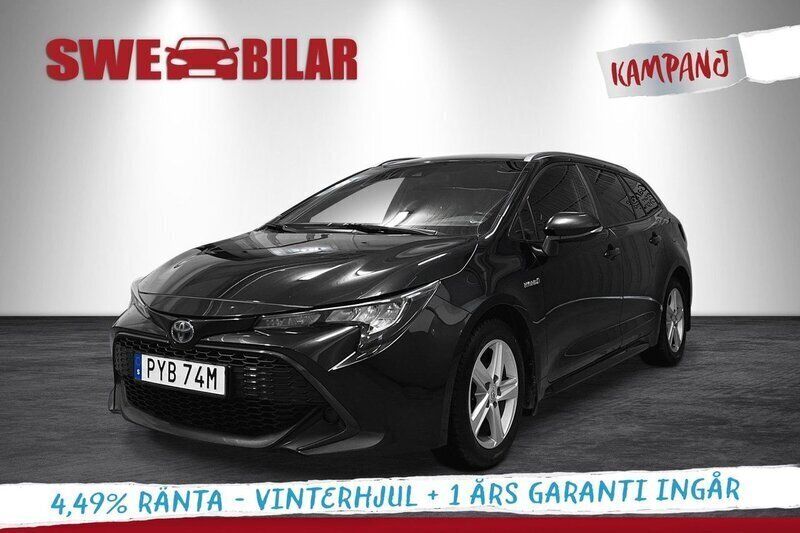 Svart Begagnad 2021 Toyota Corolla Active Kombi | 214 900 kr (Marknadspris) - Bild 1/4