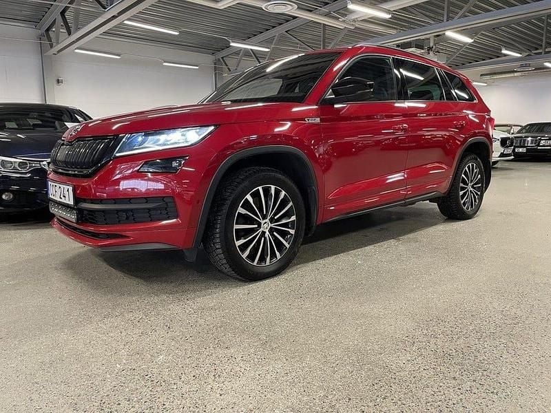 Begagnad Skoda Kodiaq SportLine 190 HK (139 kW) 2018 Röd SUV