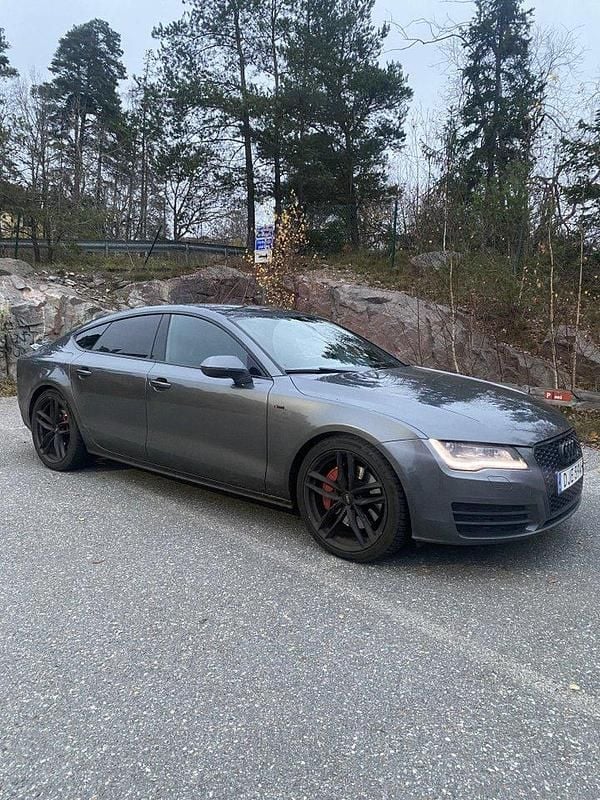 Grå Begagnad 2013 Audi A7 S-Line Sportkupé | 185 000 kr - Bild 1/4