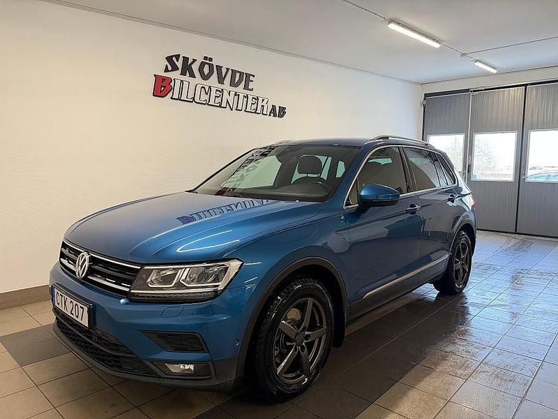 Begagnad VW Tiguan 150 HK (110 kW) 2018 Blå SUV