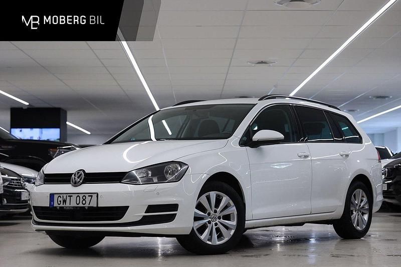 Vit Begagnad 2015 VW Golf VII Kombi | 119 900 kr (Lite dyr) - Bild 1/3
