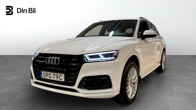 Vit Begagnad 2019 Audi Q5 S-Line SUV | 339 000 kr (Marknadspris) - Bild 1/4
