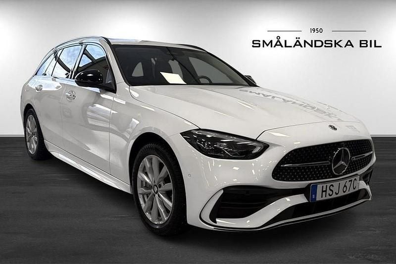 Begagnad Mercedes C300 AMG line 313 HK (230 kW) 2023 Vit Kombi