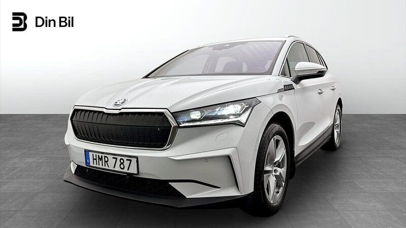 Vit Begagnad 2023 Skoda Enyaq iV SUV | 454 900 kr (Lite dyr) - Bild 1/4