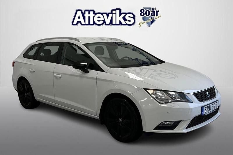 Vit Begagnad 2016 Seat Leon ST Kombi | 96 900 kr (Marknadspris) - Bild 1/4