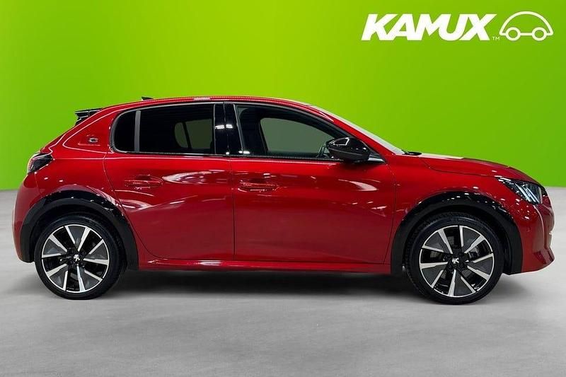 Begagnad Peugeot e-208 GTi 100 kW (136 HK) 2021 Röd Halvkombi