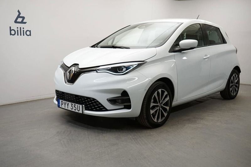 Vit Begagnad 2021 Renault Zoe Zen Halvkombi | 144 900 kr (Superpris) - Bild 1/4
