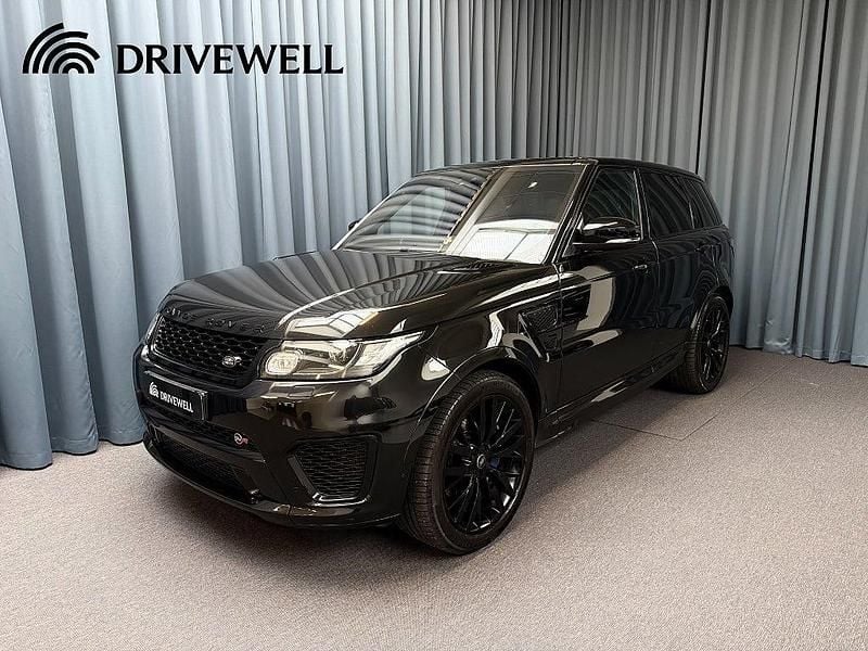 Svart Begagnad 2017 Land Rover Range Rover Sport SVR SUV | 679 766 kr - Bild 1/4