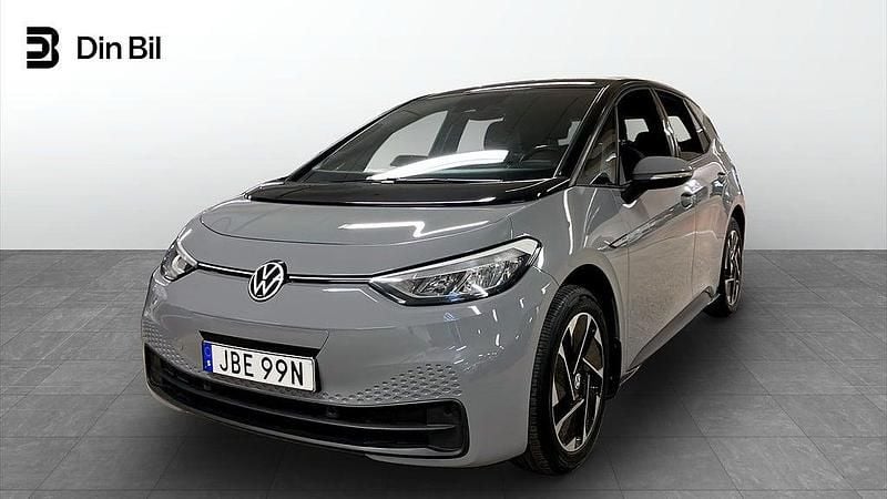 Moonstone grey Begagnad 2022 VW ID.3 Pro Halvkombi | 259 900 kr (Bra pris) - Bild 1/4