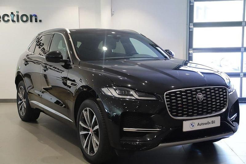 Svart Begagnad 2022 Jaguar F-Pace SUV | 519 000 kr (Bra pris) - Bild 1/3