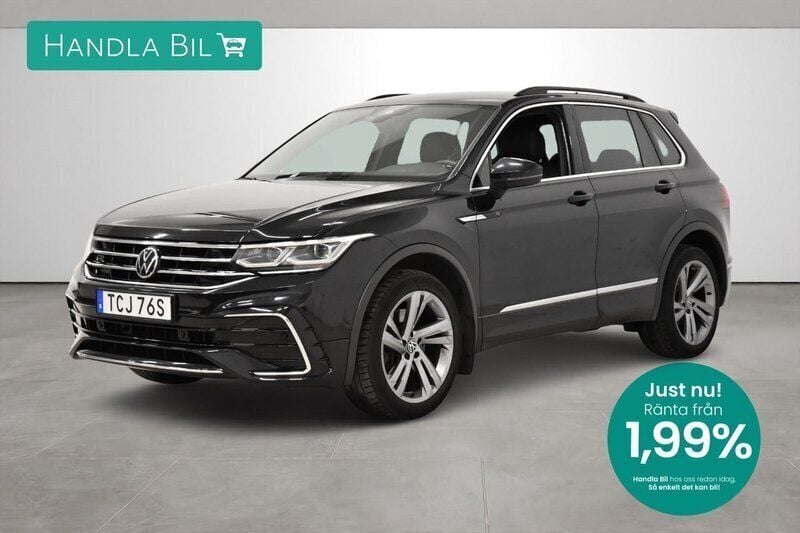 Svart Begagnad 2020 VW Tiguan R-line SUV | 329 900 kr (Dyr) - Bild 1/3