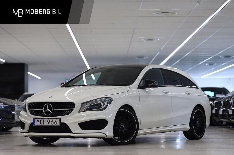 Vit Begagnad 2016 Mercedes CLA220 AMG Sedan | 204 900 kr (Marknadspris) - Bild 1/3