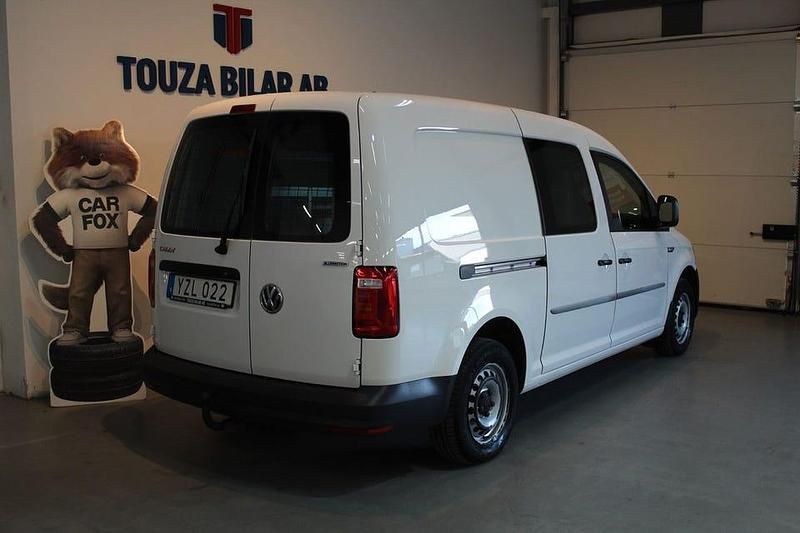 Begagnad VW Caddy Maxi 110 HK (80 kW) 2018 Vit Minibuss