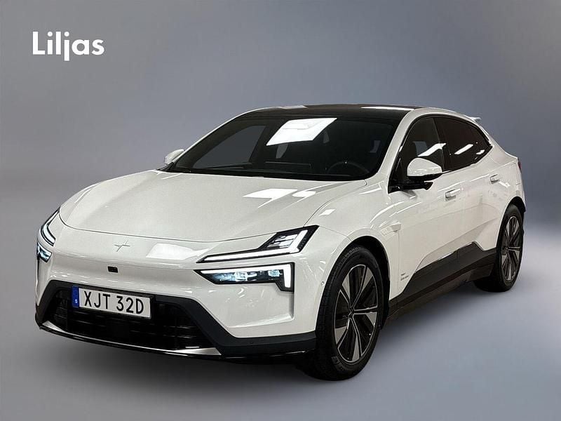 Vit Ny 2025 Polestar 4 Long Range Dual motor SUV | 744 000 kr (Marknadspris) - Bild 1/4