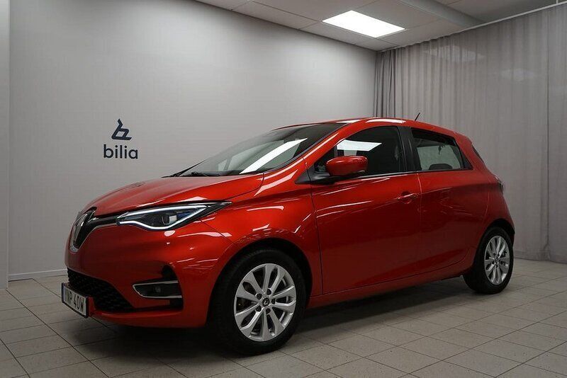 Röd Begagnad 2021 Renault Zoe Zen Halvkombi | 139 900 kr (Bra pris) - Bild 1/3