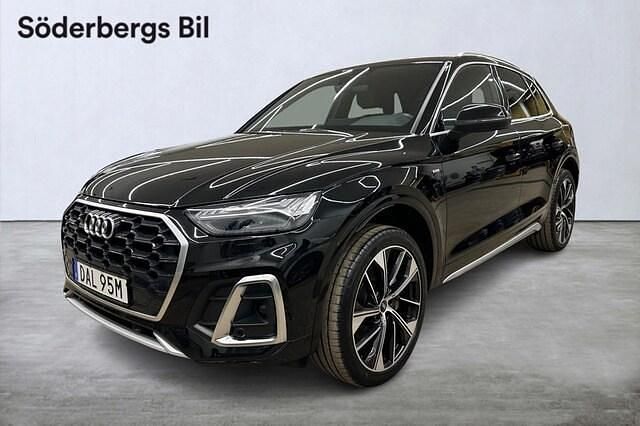 Mytsvart metallic Begagnad 2021 Audi Q5 S-Line SUV | 469 000 kr (Dyr) - Bild 1/3