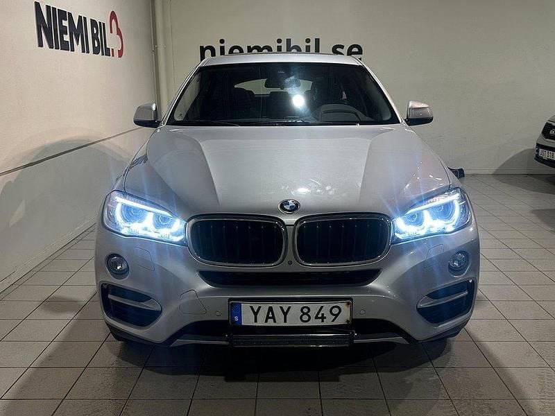 Begagnad BMW X6 258 HK (189 kW) 2015 Silver (silver metallic) SUV