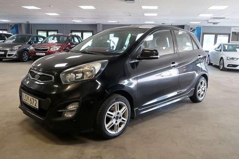 Svart Begagnad 2011 Kia Picanto Comfort Halvkombi | 49 500 kr (Dyr) - Bild 1/4